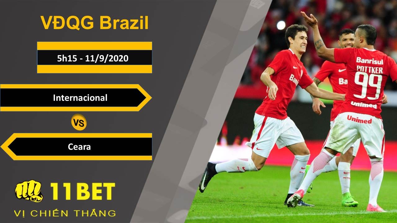 11BET Soi kèo Internacional vs Ceara, 5h15, 11/9/2020