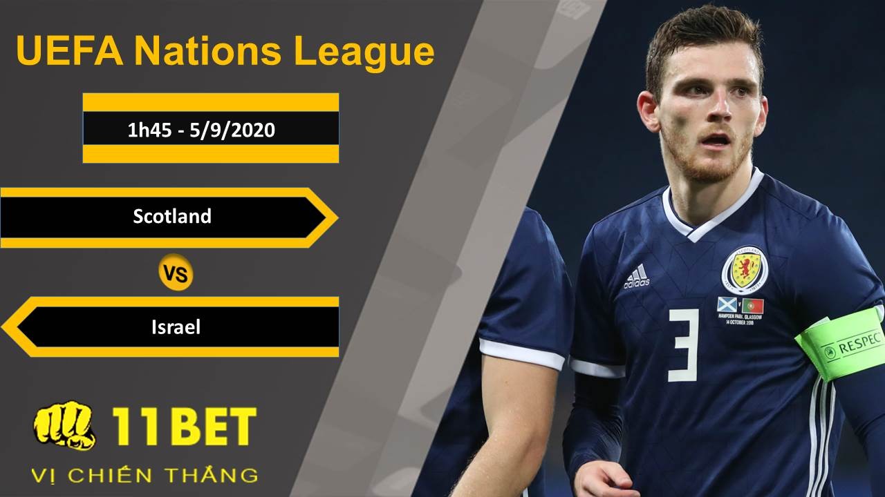 11BET Soi kèo Scotland vs Israel, 1h45, 5/9/2020