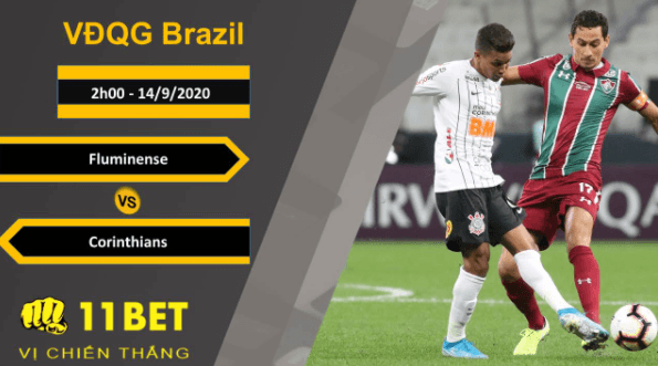 11BET Soi kèo Fluminense vs Corinthians, 2h00, 14/9/2020