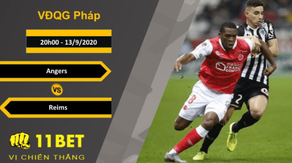 11BET Soi kèo Angers vs Reims, 20h00, 13/9/2020
