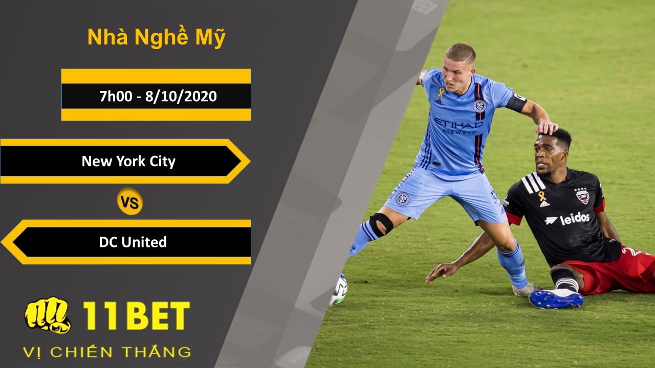 11BET Soi kèo New York City vs DC United, 7h00, 8/10/2020