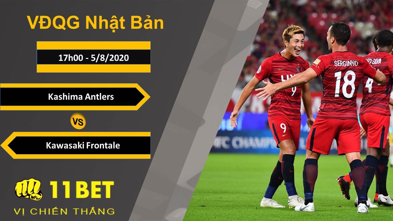 11BET Soi kèo Kashima Antlers vs Kawasaki Frontale, 17h00, 5/8/2020
