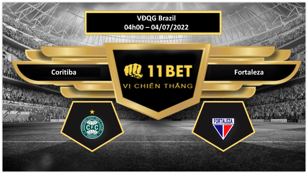 11BET Tip bóng đá     Coritiba vs Fortaleza , hôm nay 04/07/2022