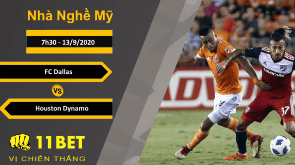 11BET Soi kèo Dallas vs Houston Dynamo, 7h30, 13/9/2020
