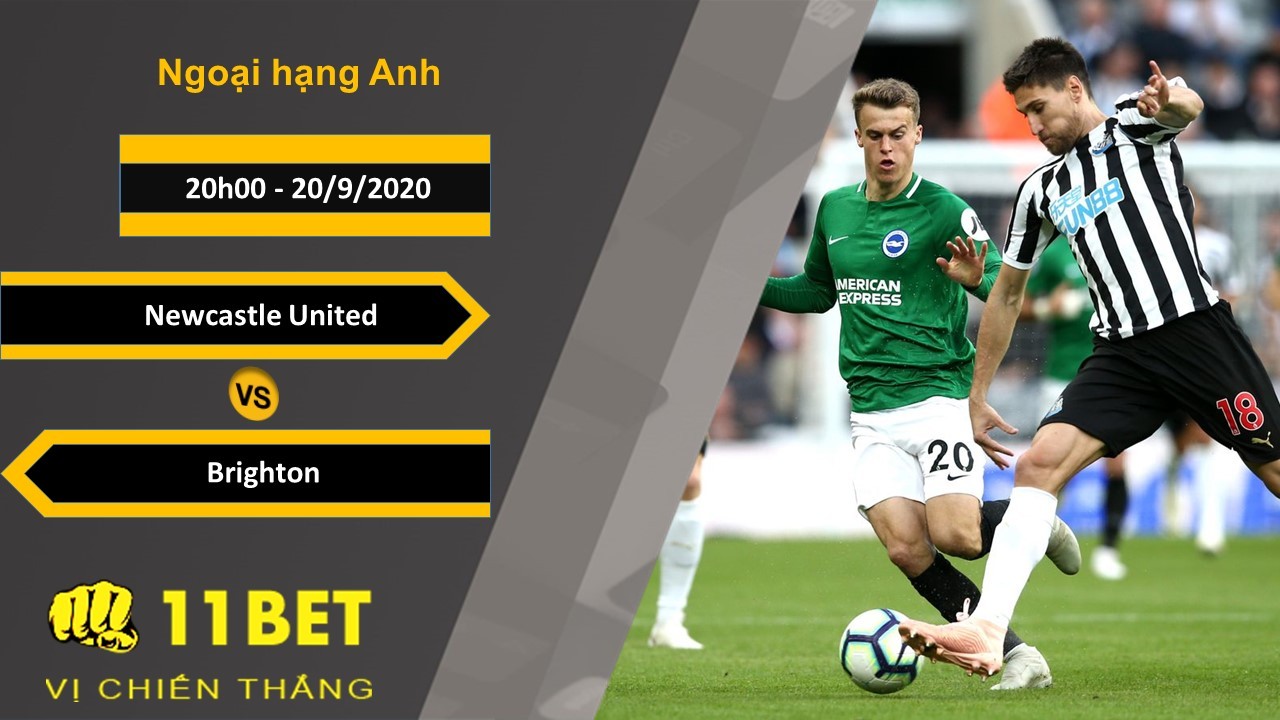 11BET Soi kèo Newcastle United vs Brighton, 20h00, 20/9/2020