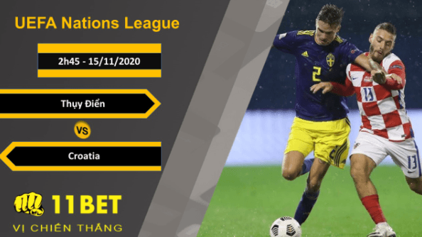 11BET Soi kèo Thụy Điển vs Croatia, 2h45, 15/11/2020