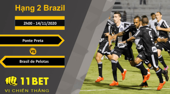 11BET Soi kèo Ponte Preta vs Brasil de Pelotas, 2h00, 14/11/2020