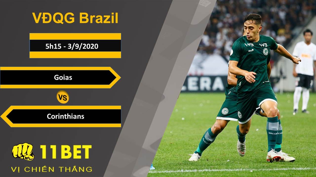 11BET Soi kèo Goias vs Corinthians, 5h15, 3/9/2020
