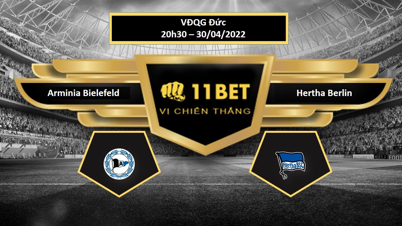 11BET Tip bóng đá  Arminia Bielefeld vs Hertha Berlin , hôm nay 30/04/2022
