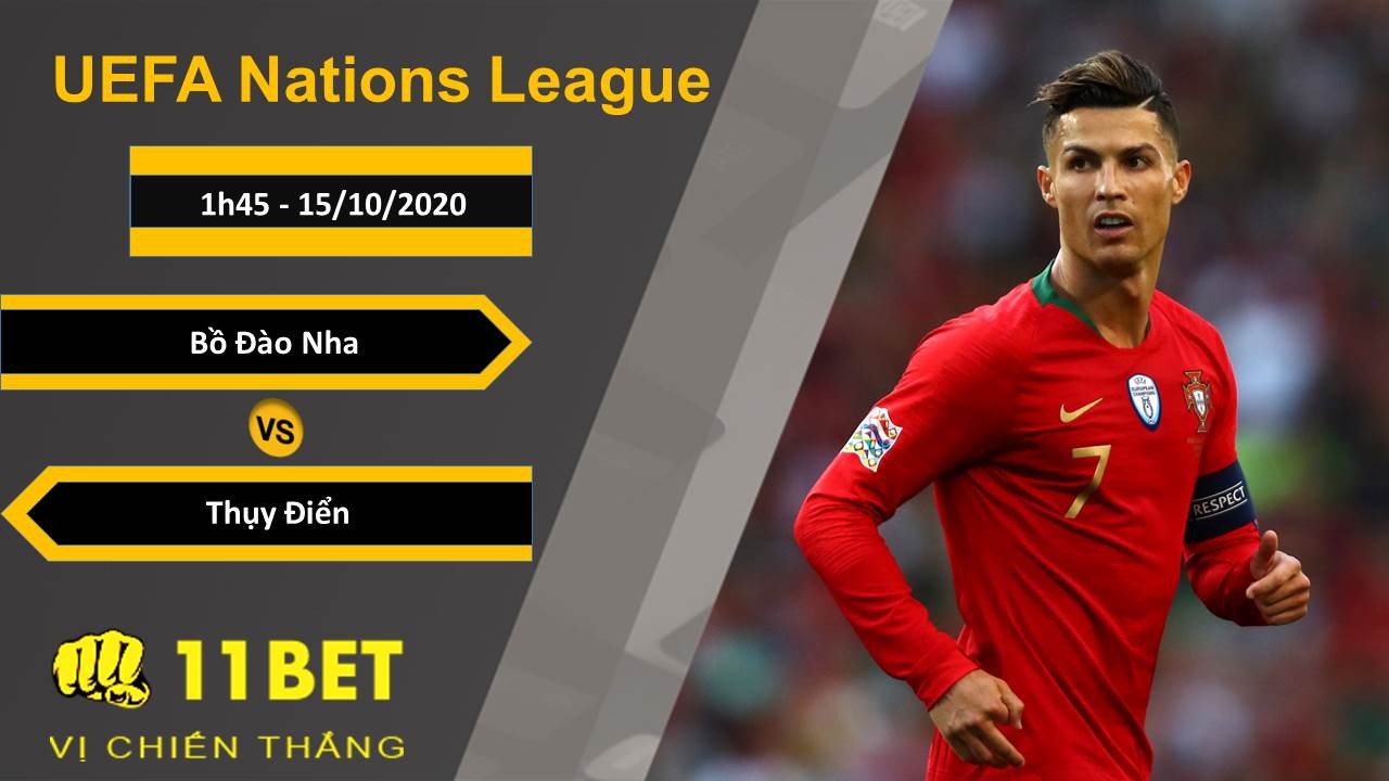 11BET Soi kèo Bồ Đào Nha vs Thụy Điển, 1h45, 15/10/2020
