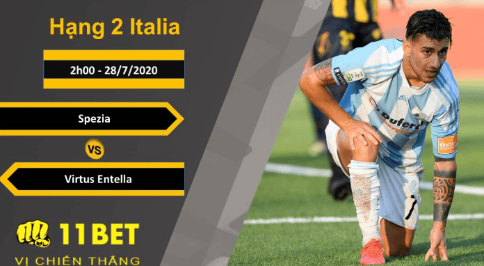 11BET Soi kèo Spezia vs Virtus Entella, 2h00, 28/7/2020