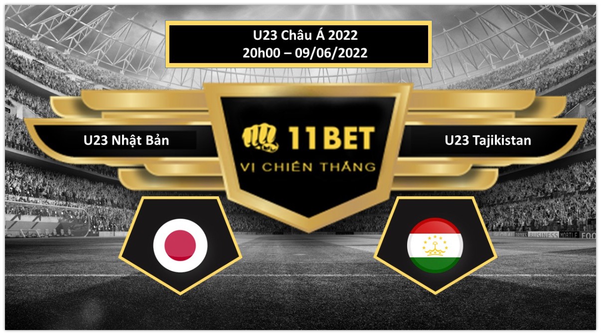 11BET Tip bóng đá     U23 Nhật Bản vs U23 Tajikistan , hôm nay 09/06/2022