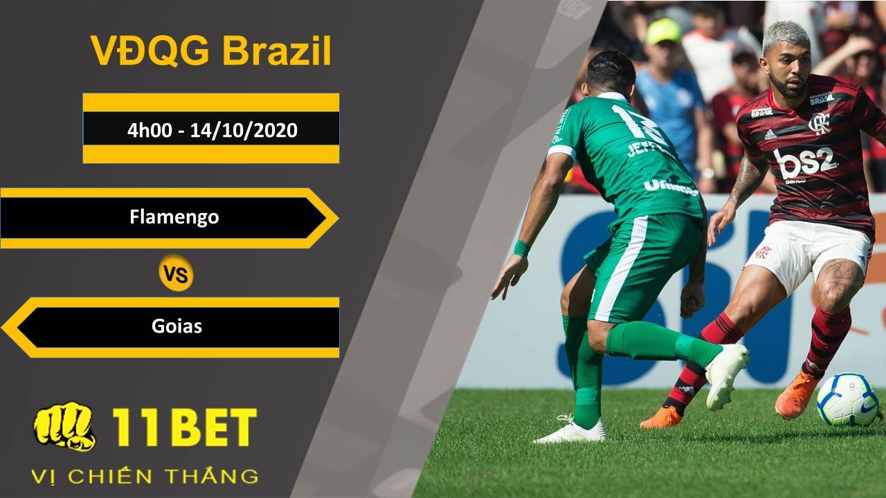 11BET Soi kèo Flamengo vs Goias, 4h00, 14/10/2020