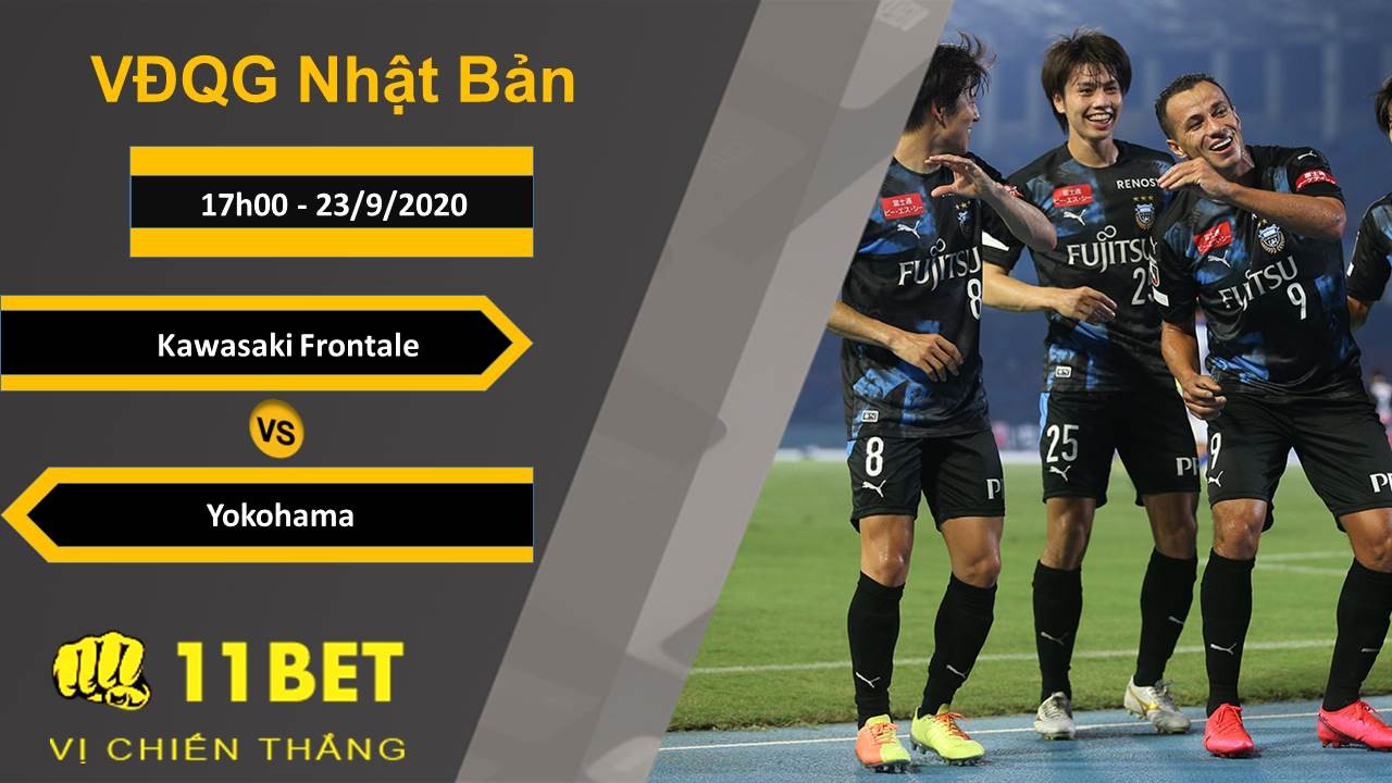 11BET Soi kèo Kawasaki Frontale vs Yokohama, 17h00, 23/9/2020