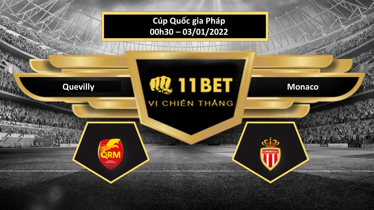 11BET Tip bóng đá Quevilly vs Monaco   ,  hôm nay 03/01/2022