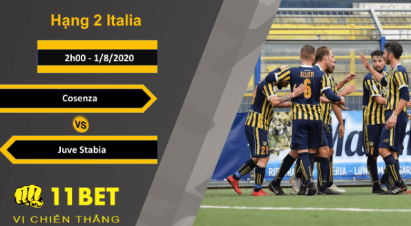 11BET Soi kèo Cosenza vs Juve Stabia, 2h00, 1/8/2020