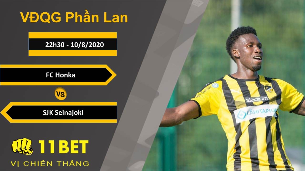 11BET Soi kèo FC Honka vs SJK Seinajoki, 22h30, 10/8/2020