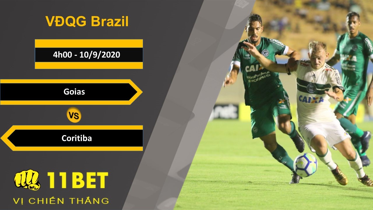 11BET Soi kèo Goias vs Coritiba, 4h00, 10/9/2020