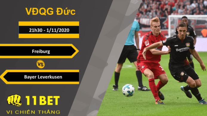 11BET Soi kèo Freiburg vs Bayer Leverkusen, 21h30, 1/11/2020