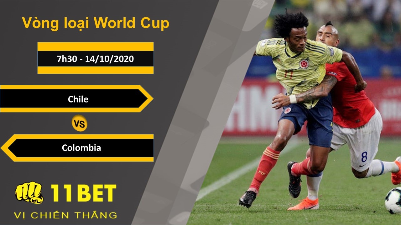 11BET Soi kèo Chile vs Colombia, 7h30, 14/10/2020